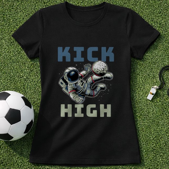 Astronaut Rymdfotboll Spark Fyndig Design T Shirt (Skapare uppladdad)