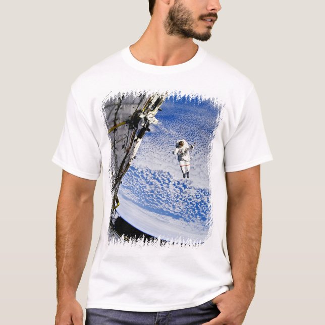 Astronaut rymdpromenad tee (Framsida)