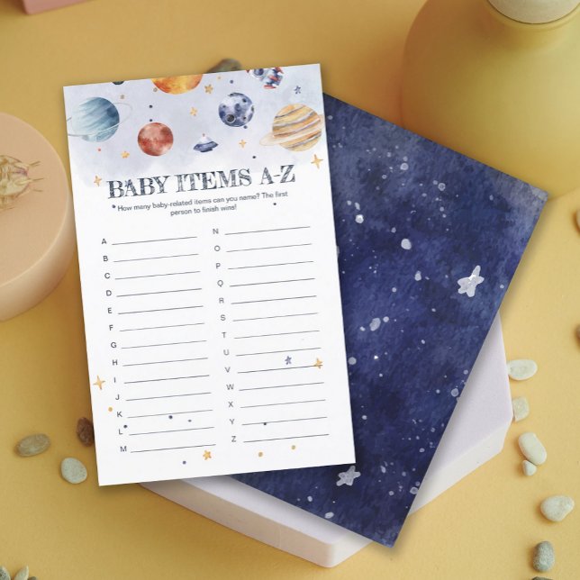 Astronaut Rymdraket Baby Shower För Barnartiklar S (Astronaunt Rocketship Baby Shower Baby Items Game)