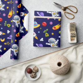 Astronaut Rymdvarelser Presentpapper