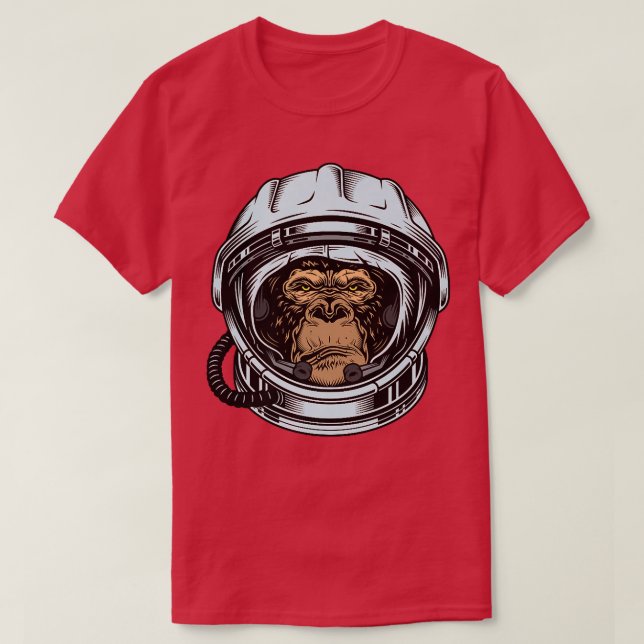 Astronaut S. i Måne T Shirt (Design framsida)