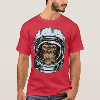 Astronaut S. i Måne T Shirt
