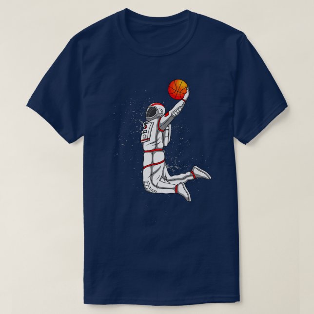 Astronaut sandbasketboll t shirt (Design framsida)