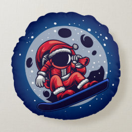 Astronaut Santa Rund Kudde