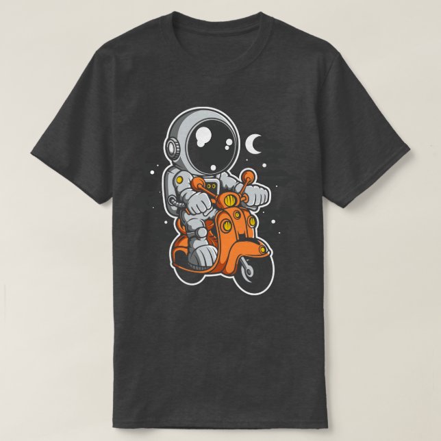 ASTRONAUT SCOOTER 1 T SHIRT (Design framsida)