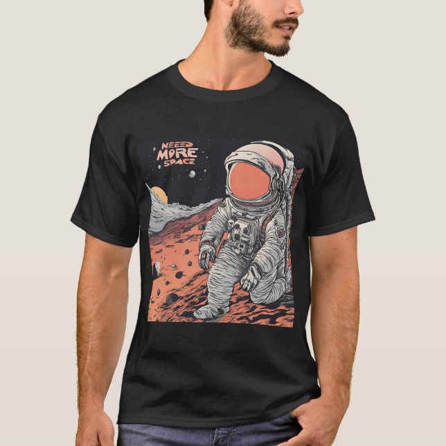 Astronaut Shirt - Space-drömmar i Coola T-Shirts (Framsida)