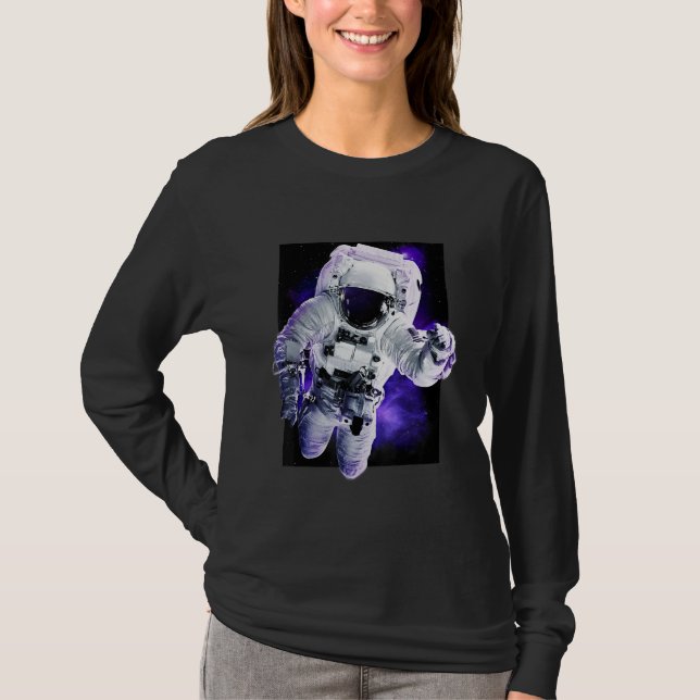 Astronaut shirt, Space man, Alien, Outer space, vi T Shirt (Framsida)