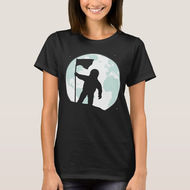 Astronaut Silhouette T-shirt (Framsida)