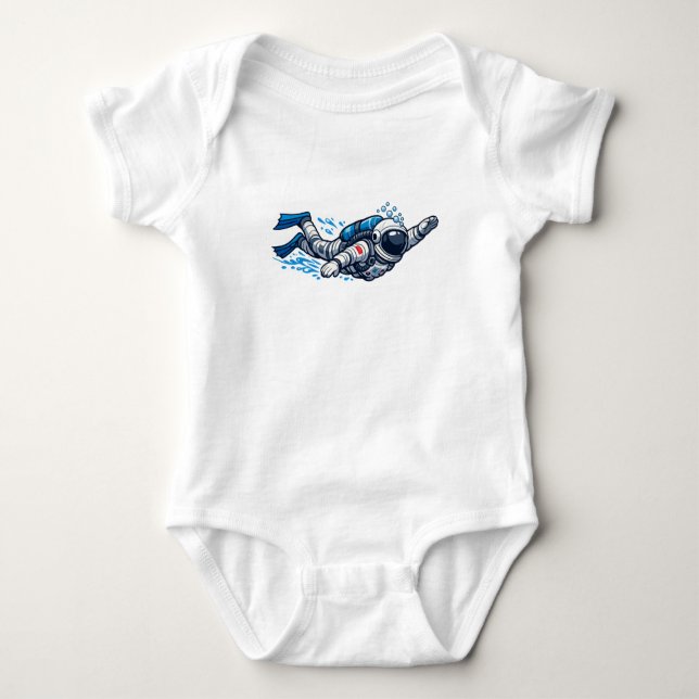 Astronaut Simmar T Shirt (Framsida)
