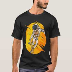 Astronaut Skateboard Skating Space Cosmos Astronau T Shirt