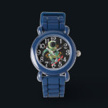 Astronaut Skateboarder eWatch Watch Armbandsur<br><div class="desc">A Boys Numbered e Watch in Blue Of A Astronaut Skateboarder</div>