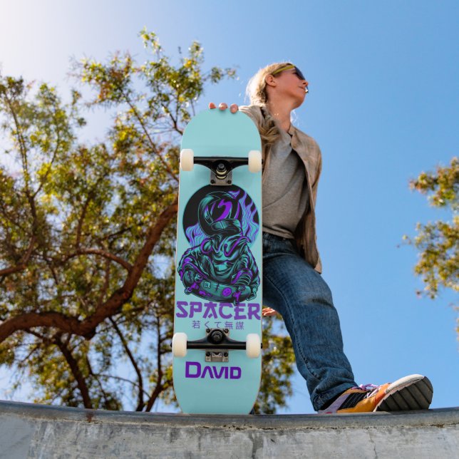 Astronaut Skater Mini Skateboard Bräda 18,5 Cm (Utomhus 1)