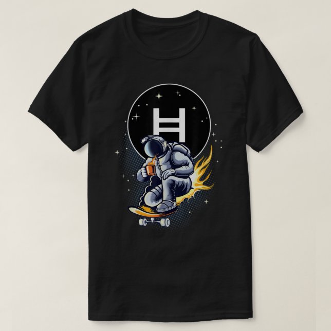 Astronaut Skater | Space Coffee Adventure T Shirt (Design framsida)