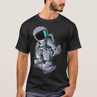 Astronaut Skater T Shirt