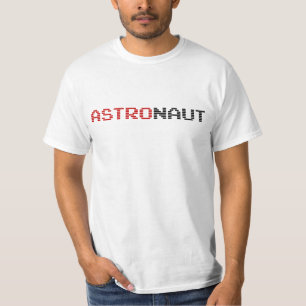 Astronaut-skjorta - välj stil & färg t-shirt