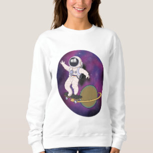 Astronaut-skridskor i rymden t shirt