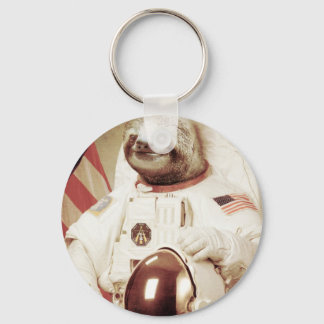 Astronaut Sloth Nyckelring