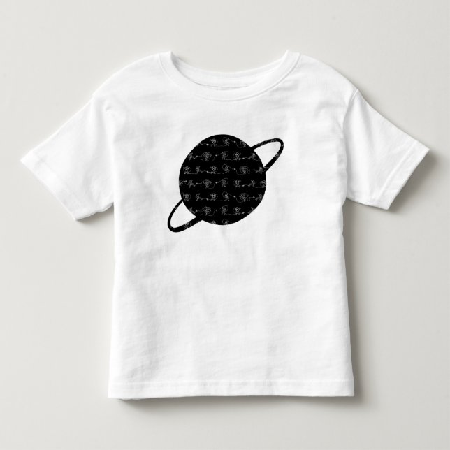 Astronaut Småbarn T-shirt (Framsida)