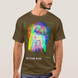 Astronaut Smälter Vaporwave, fritt från ditt sinne T Shirt