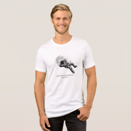 Astronaut som flyter vid månen – Inspirerande Min T Shirt