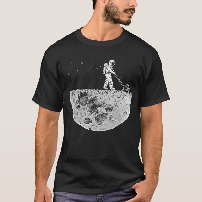 Astronaut som ger Måne utformning T Shirt (Framsida)