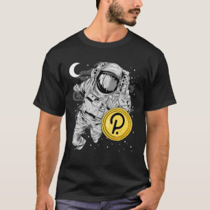 Astronaut som når polkadot DOT mynning till Måne C T Shirt