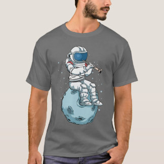 Astronaut som spelar oboe oboist musik Oboe familj T Shirt