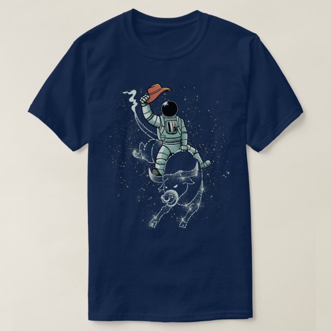 Astronaut Space Cowboy av Tobe Fonseca T Shirt (Design framsida)