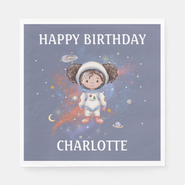 Astronaut Space Pappersservett (Framsidan)