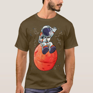 Astronaut Space Planets Spaceships T-Shirt