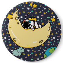 Astronaut Space Tecknad