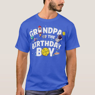 Astronaut Space Temaparty Grandpa of the Birthda T Shirt