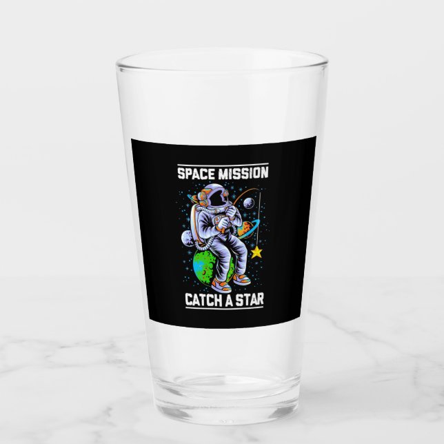 Astronaut Space Uppdrag Catch A Star Glaskopp (Framsida)
