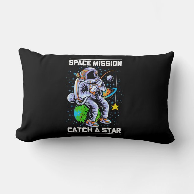 Astronaut Space Uppdrag Catch A Star Lumbarkudde (Framsida)