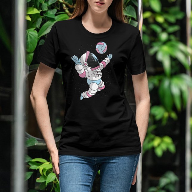 Astronaut Space Volleyball T Shirt (Skapare uppladdad)