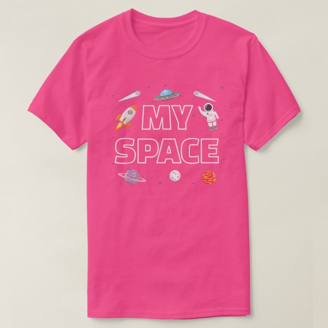 Astronaut Spaceman Funny Space Dwarf Solar System T Shirt (Design framsida)