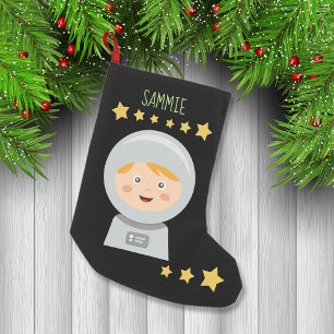 Astronaut - Spaceman Stars in Space Liten Julstrumpa
