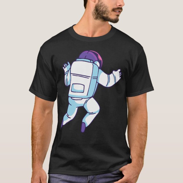 Astronaut Spaceman T Shirt (Framsida)