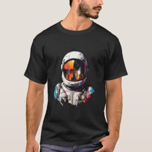 Astronaut Spaceman World Äventyr Discovery T Shirt