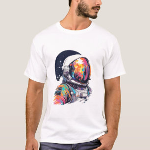 Astronaut Spaceman World Space Discovery Äventyr T Shirt