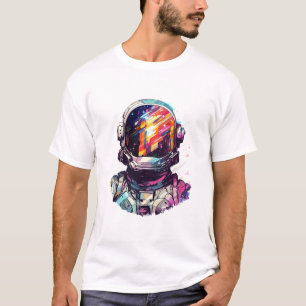 Astronaut Spaceman World Space Discovery Äventyr T Shirt