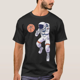 Astronaut spelar basket i Rymden T Shirt