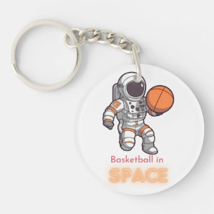Astronaut spelar basketboll i rymden
