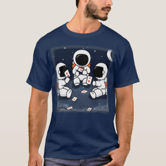 Astronaut spelar i rymden 1 t shirt