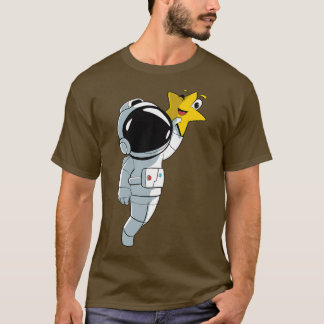 Astronaut Star Planet T Shirt