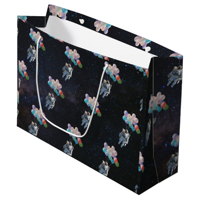 Astronaut Stars & Space Colorful Balloations (Framsidan Vinklad)