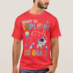 Astronaut Student Back to school Redo till Eplore T Shirt