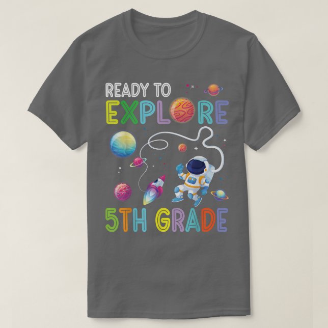 Astronaut Student Back to school Redo till förorde T Shirt (Design framsida)