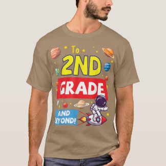 Astronaut Student Happy Back School To 2nd Grade A T Shirt
