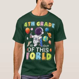 Astronaut Student i bak-skolan 4:e Klass är ute T Shirt